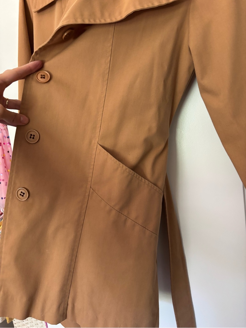 Women’s Classic Camel Trench Coat - image 2
